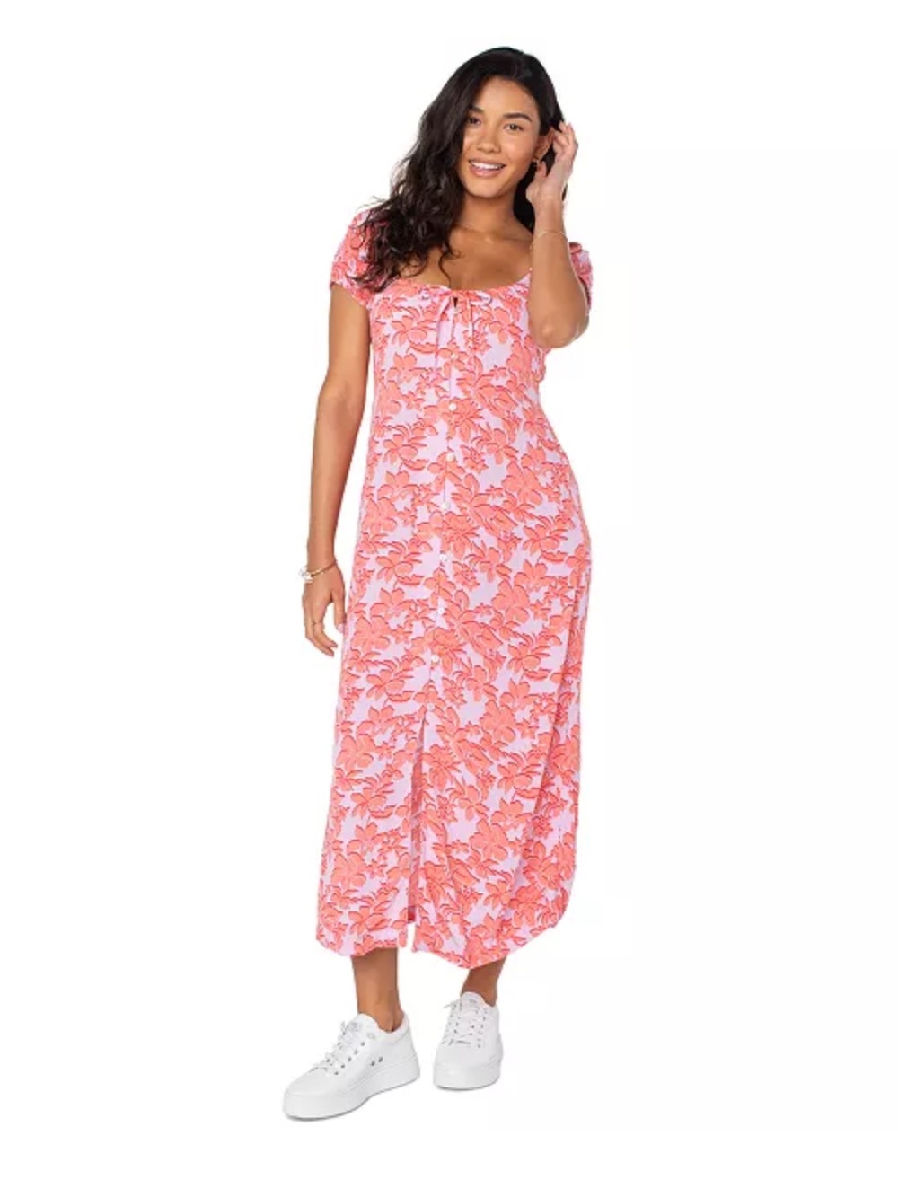 Roxy Shelley Coast Floral Midi Dress